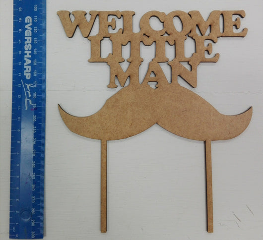 Little Man Baby Shower Cake Topper