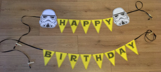 Starwars Happy Birthday Bunting