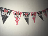 Minnie Mouse bunting