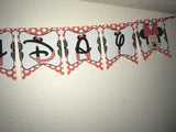 Minnie mouse Happy Birthday Banner