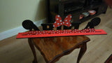Wooden name with stand