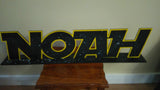 Wooden name with stand